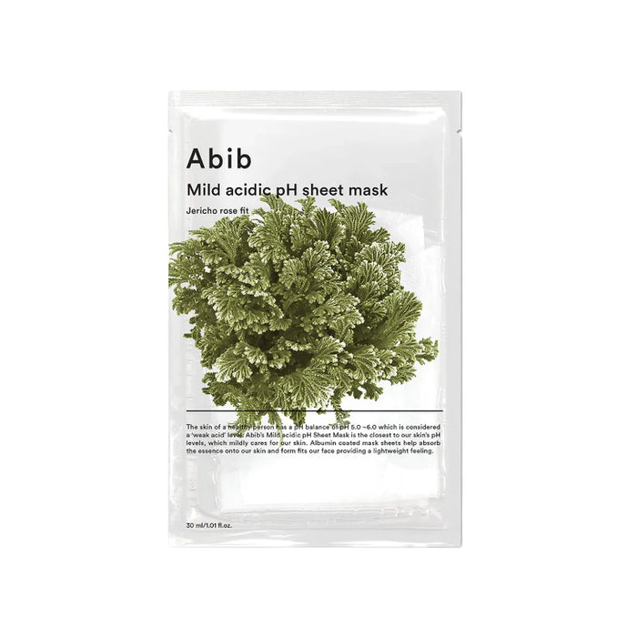 (現貨|全港免運)Abib-韓國 弱酸性復活草面膜 (30mlx10ea) Mild Acidic pH Sheet Mask【平行進口產品】