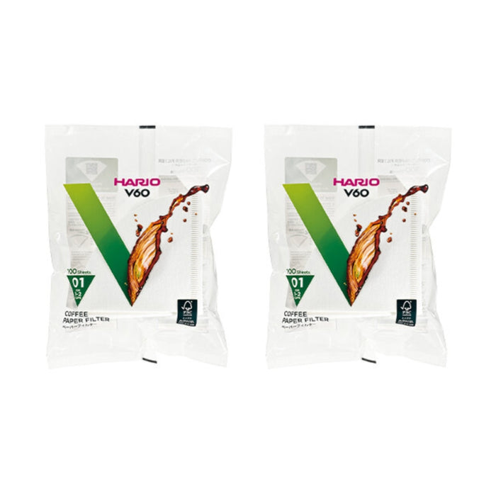 (現貨|全港免運) Hario - 200張 V60咖啡手沖濾紙 Coffee Paper Filter VCF-01/VCF-02【平行進口】