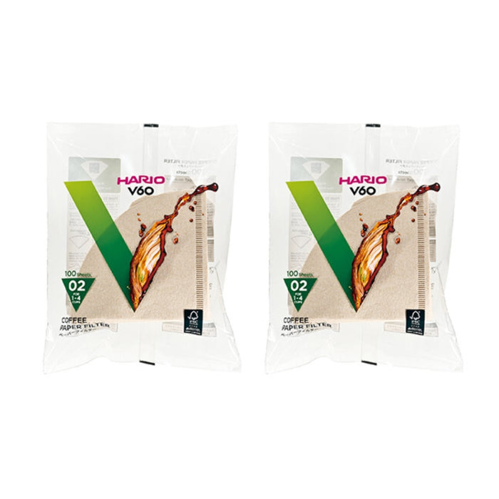 (現貨|全港免運) Hario - 200張 V60咖啡手沖濾紙 Coffee Paper Filter VCF-01/VCF-02【平行進口】