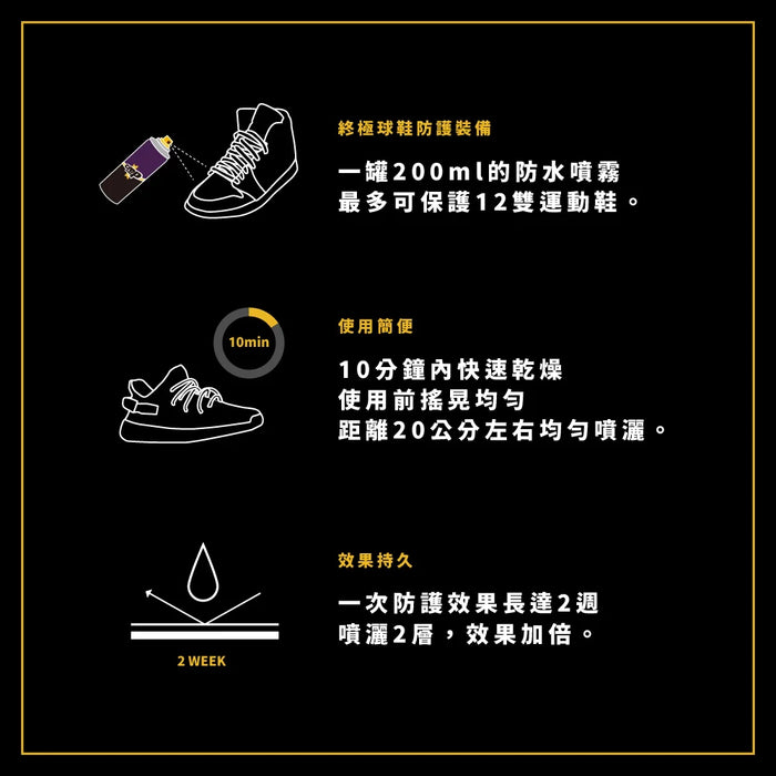 (現貨|全港免運) Crep Protect - 德國製波鞋抗污防水噴霧 Crep Protect Spray Rain and Stain Protection (200ml)