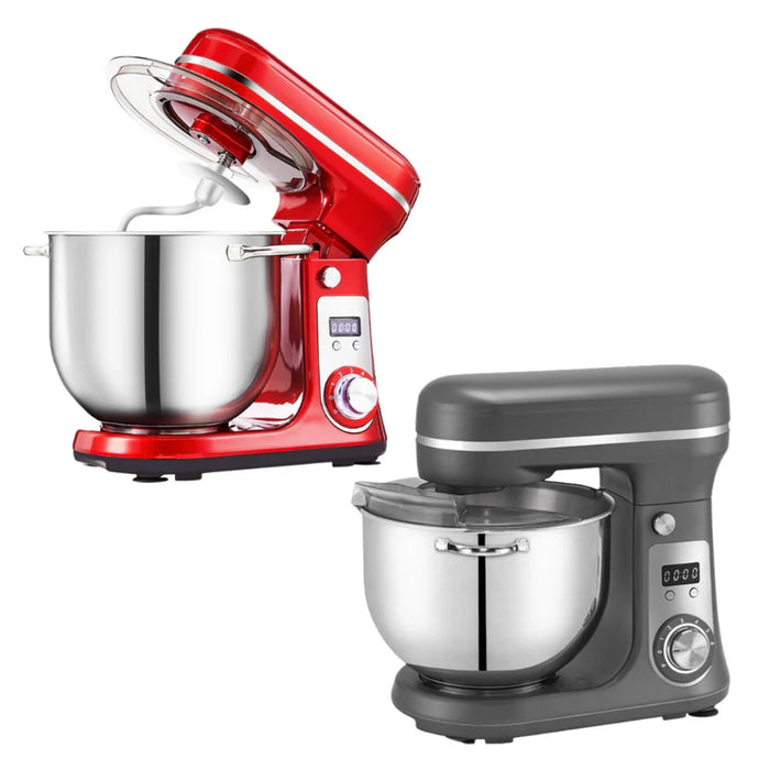 (現貨｜全港免運)Biolomix-新手廚師機 多功能家用廚師機 1200W 6L Kitchen Electric Stand Mixer BM601 红/灰色【半年保養】