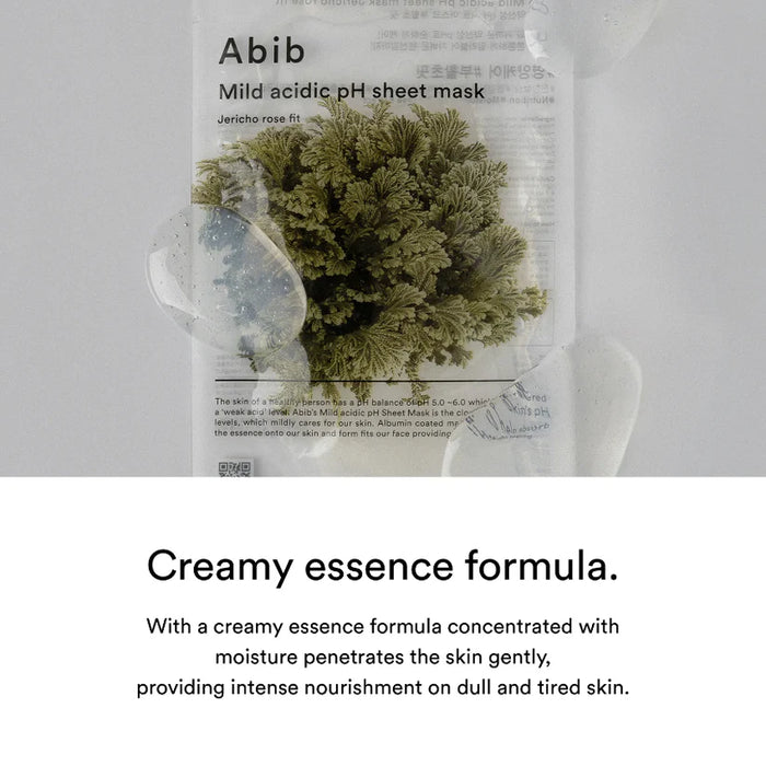 (現貨｜全港免運)Abib-韓國 弱酸性復活草面膜 (30mlx10ea) Mild Acidic pH Sheet Mask【平行進口產品】