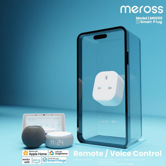 (現貨｜全港免運) Meross - Smart Wi-Fi Plug Mini 單位智能插頭 MSS110【香港行貨｜1年保養】