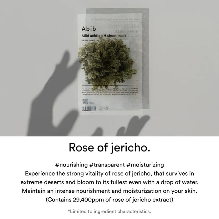 (現貨｜全港免運)Abib-韓國 弱酸性復活草面膜 (30mlx10ea) Mild Acidic pH Sheet Mask【平行進口產品】