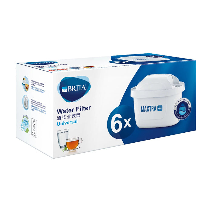 (現貨｜全港免運) Brita - MAXTRA+ Universal 全效型濾芯 德國製濾水壺濾芯 (6個裝)【平行進口】