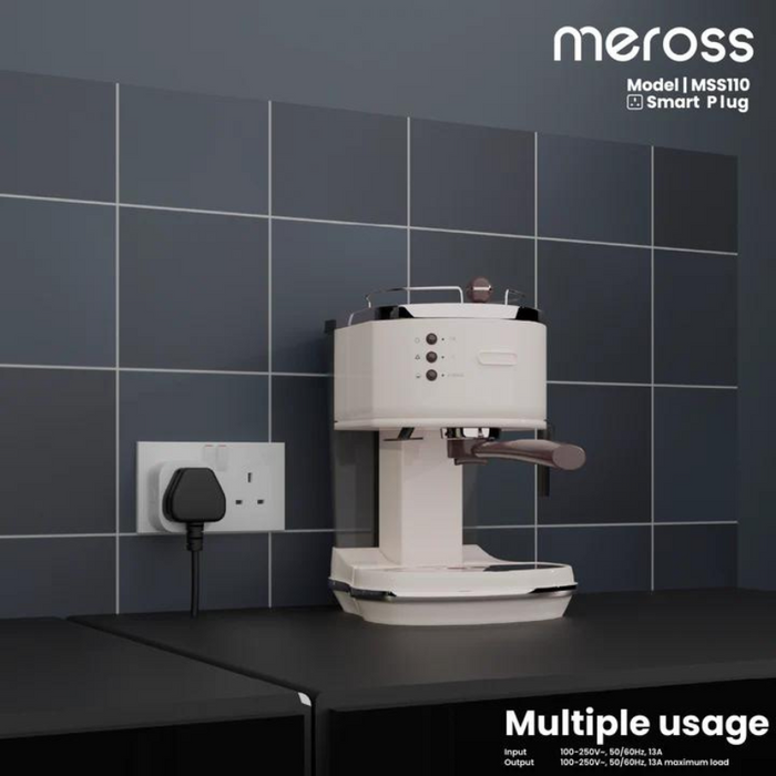 (現貨｜全港免運) Meross - Smart Wi-Fi Plug Mini 單位智能插頭 MSS110【香港行貨｜1年保養】