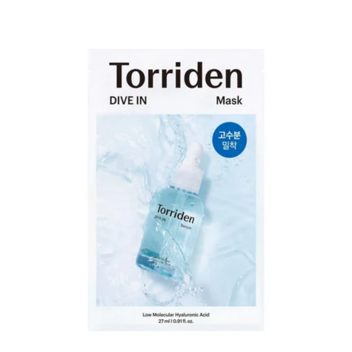 (現貨｜全港免運)Torriden-微分子玻尿酸面膜 10ea DIVE-IN Low Molecular Hyaluronic Acid Mask Pack（平行進口產品）