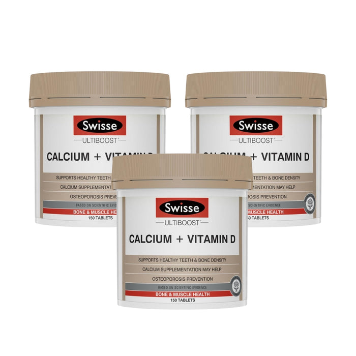 Swisse - Ultiboost 鈣+維他命D (150粒) Calcium+Vitamin D 多盒優惠《此日期前最佳: 31/10/2026》