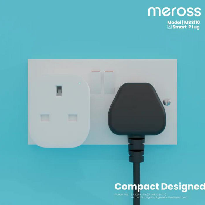 (現貨｜全港免運) Meross - Smart Wi-Fi Plug Mini 單位智能插頭 MSS110【香港行貨｜1年保養】