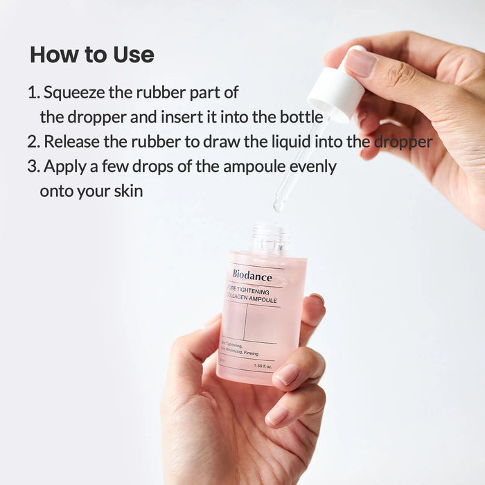 (現貨｜全港免運) Biodance-緊繳毛孔膠原蛋白精華 50ml Pore Tightening Collagen Ampoule（平行進口產品）
