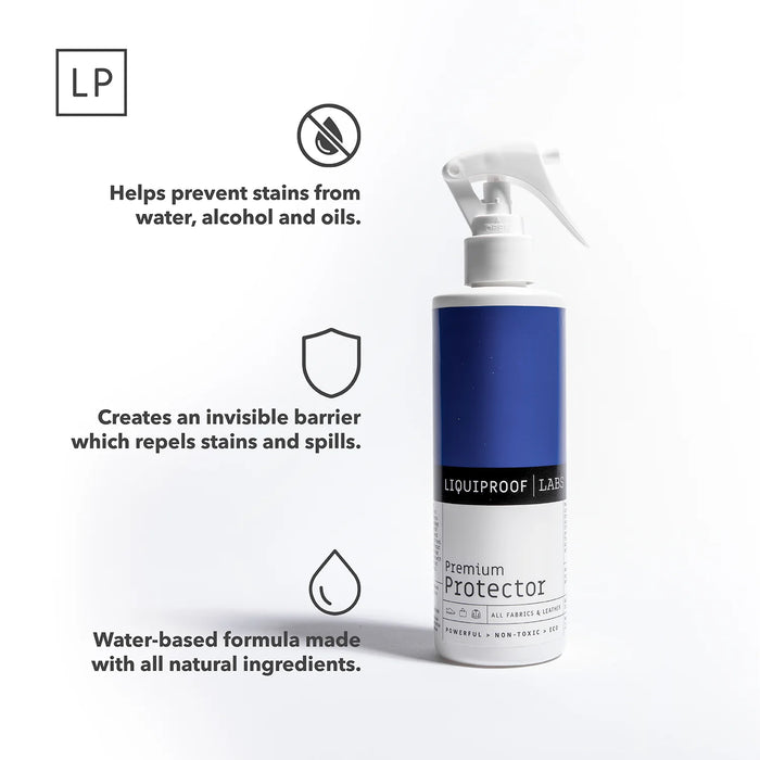 (現貨｜全港免運) Liquiproof Labs - 英國製 Premium Protector (250ml) 天然成份 超長時效 水性防水噴霧 (皮革同時適用)